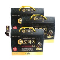 진한 흑 도라지청 스틱 진액 [9증구포], 3세트 X [10gX30포]