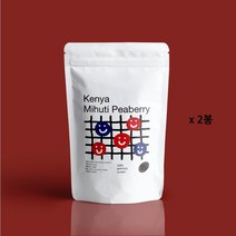 커피가사랑한남자 중배전원두/케냐 피베리(Kenya Peaberry)) 원두 2봉지, 250g, 모카포트용
