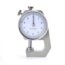 0-10mm / 다이얼 두께 게이지 가죽 종이 측정기 Flim 도구, 01 A1-0-10mm