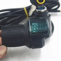 전동킥보드키박스 전동킥보드키박스도난방지 볼트게이지 케이스 블루스크린 킥보드키 부속품 전기 자전거 반 손목 스로틀 그립 핸들 lcd 디스플레이 표시기 키 잠금 스로틀 24v