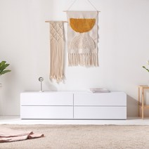 퍼니코 로니 1600 2단 서랍 모듈 TV다이 거실장, 화이트