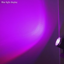 무대 조명 무선 원격 제어 led 연기 기계 무대 효과 RGB 1W Led 무대 스포트라이트 경량 휴대용 램프 360, 06 Purple