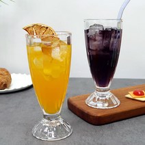 홈카페 인기만점 이쁜 유리컵세트 카페컵, 2개, 링클 글라스 360ml