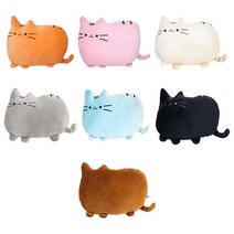 기프트앤돌 대형 모찌 말랑말랑 미오미오 고양이 쿠션 봉제인형 50cm, 블랙미오