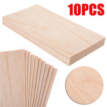 나무판 원목 재단 판재 얇은 합판 목자재 발사 목재 DIY 하우스 선박 항공기 모형 수리 장난감 제작용 10, 한개옵션0