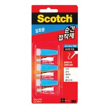 3M 강력 본드 순간 접착제 일회용 액상형 AD114, 3M 순간접착제 일회용 액상형 AD114