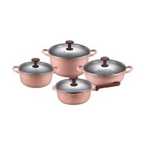 [PN풍년] 통주물 블리스 라레트로 뷰 IH 4종 냄비세트, 필수선택, 없음/없음/없음