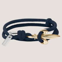 본쟈르디노 지오반니 스트링 네이비 골드 실버 로즈골드 팔찌