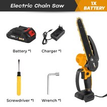 엔진톱 밴드쏘 테이블쏘 기계톱 Makita 18V 배터리 사용 무선 전기톱 8 인치 20V 브러시리스 체인톱 핸드, 02 with a battery_01 EU