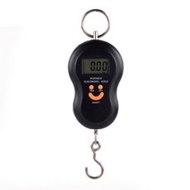 휴대용 낚시 미니 전자 주방 저울50Kg/10g 휴대용 걸이식 디지털 저울 백라이트 전자 낚시 무게 포켓 주방, [03] Black