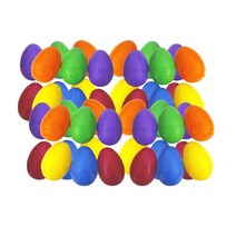 채울 수 있는 부활절 달걀 장식 50개 다채로운 달걀 공예품, 작은, ABS, 다색