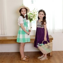 페리미츠 퍼플 뜨개 니트 배색 원피스(P2223O668)