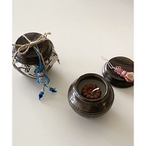 항아리 캔들, 2구세트(흰색+빨간색), 가든파티