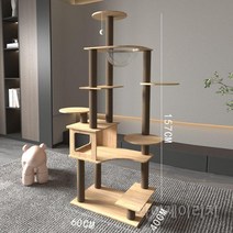 가정용 소형캣타워 가정용 원목캣타워 고양이선반 캣타워, A