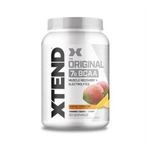 엑스텐드 BCAA 오리지널 파우더 망고 맛 90회분 정식제품, 상품+애니멀쉐이커740ml블랙