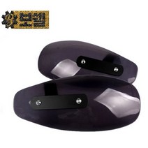 보쉘 오토바이 너클가드 손보호 바람막이 핸드가드심플한디자인, B.2세대 어두운블랙PVC소재