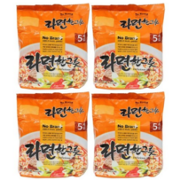 노브랜드 진한 국물을 자랑하는 라면한그릇 575g(5개입) x 4봉지, 4개