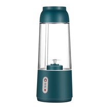 도깨비방망이 핸드블랜더 무선 핸드믹서기 휴대용 블렌더 10oz usb 충전식 과즙 짜는기구 컵 스무디 쉐이크 과일 추출기 식품 밀크 쉐이크 주스 메이커 기계 300ml, 02 green