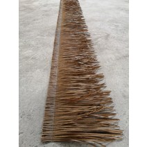 3m 모조 볏짚 밀짚 초가 인조 갈대 지붕 초가집 플라스틱 인공 볏집 시공 자재, 브라운