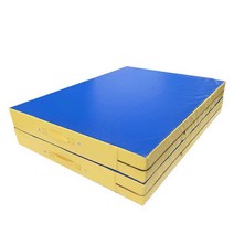 체조매트 뜀틀 구르기 착지 높이뛰기 유도 매트, 접었을 때 1 x 2미터 x 10cm