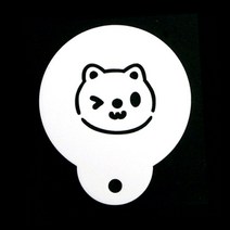 STNY_초콜렛 라떼아트 데코 고양이 스텐실판 도안 케이크만들기 베이킹용도안 베재료 쿠키만들기 베 장식 베몰드 레이션도안 베도안틀