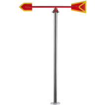 풍향계 풍향기 노멀 수동 무설치 배드민턴 운동장, 60cm 반사