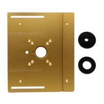 루터기 알루미늄 합금 라우터 테이블 삽입 플레이트 목재 밀링 플립 보드 트리밍 머신 조각 보조 도구 목공 벤치, G-1, 01 G-1