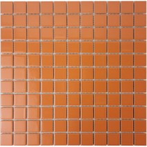 중앙데코 자기질모자이크타일 25mm 주황 [유광] (사은품증정), 1장