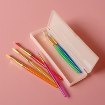 엄마와놀자 비비드 어린이 붓세트 6종 미술붓 유아 물감놀이 그림붓, 1세트, 2.비비드 6종 붓세트+붓케이스