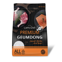 라무달리 강아지 전연령 프리미엄 금동 기능성 사료, 눈물 개선/눈건강, 2kg, 4개