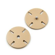 20 Sets Beige Sew-on Snap Buttons Alloy Press Studs Buttons Snap Closing Buttons Fasteners for Dress, 15mm