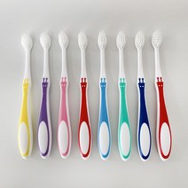 더에르고 치과 칫솔 12개1세트 아기 유아 어린이 키즈 작은 칫솔모 추천, 기린올슬림모여아-12개1세트
