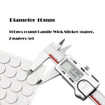 양초 심지 순수한 면화 DIY 에폭시 수지 금형 보석 도구 2.6-20cm 파티 홈 장식 100 개, 10mm 2paples