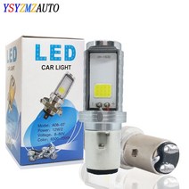 1pcs ba20d 헤드 라이트 전구 h6 led 스쿠터 라이트 하이 로 빔 라이트 램프 전구 오토바이 보조 조명 led 헤드 라이트 6500k 12v 388, 협력사, 바20d, 하얀색