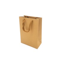 무지 크라프트 종이 선물백 세로형 중, 4개