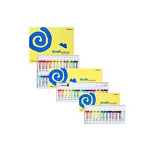 신한 샤미 수채화물감 신한물감 물감 학생용 12색 18색 24색 10ml