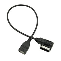 AMI USB 3.5mm Aux 케이블 뮤직 인터페이스 아우디 mmi 케이블 USB 어댑터 케이블 조작이 간편 자동차 교체 부품 AMI MMI 오디오 뮤직 인터페이스(VW용) A3 S4 A5 S5 A6 S6 A7 A8 Q5 Q7 R8