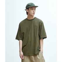 플루크 FLUKE 스탠다드 오버핏 반팔티셔츠 카키 FOT101