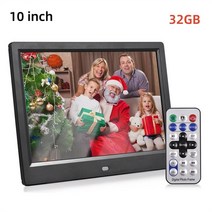 전자액자 10 인치 디지털 1024x600 hd 앨범 u 디스크 비디오 화면 플레이어, 오 플러그, 32GB 블랙