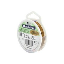 비달론 7가닥 와이어 9.2M Satin-Gold 0.38mm, 단품
