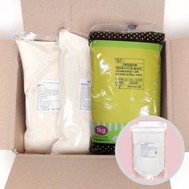 붕어빵 만들기 밀키트 /붕어빵 믹스 1kg + 커스터드믹스 200g + 적팥앙금 1kg, 1세트
