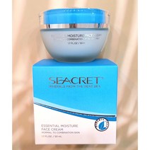 시크릿화장품 에센셜 모이스처 페이스 크림 50ml 사해소금 수분 판테놀크림