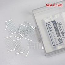 와이어메쉬 1 세트 DIY 도구 키트 메쉬 코일 저항 와이어 0.6ohm 0.13ohm RPM 2 히터 코어 재건 키트138701, As Pictures Shown 4