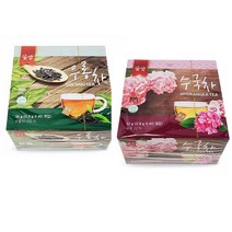 꽃샘 우롱차 수국차 40개입 티백 물에 타먹는 건강한 국산차, 수국차 40개티백