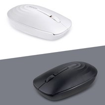 무선 저소음 옵티컬 마우스 2.4GHz 대칭 왼손잡이 마우스 무광 센서마우스 블랙/화이트, 마우스 JD_576(화이트)