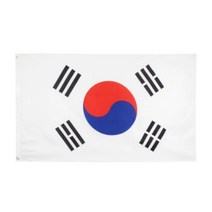 서후네 고급 패브릭 대한민국 대형 사이즈 태극기, 1개