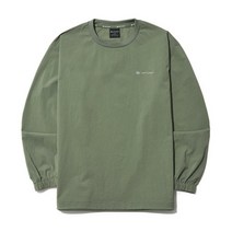 [국내매장판] 스노우피크 snowpeak 루트 우븐 오리지날 베이직 맨투맨 뛰어난 신축성 착용감 티셔츠 올리브 캠핑 일상 감성패션 S22SUTHT10OL