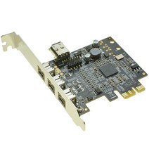 3개의 포트 1394b 1개의 공유 6핀 1394a pci-e 컨트롤러 카드 pcie-외부 파이어와이어 800 ieee