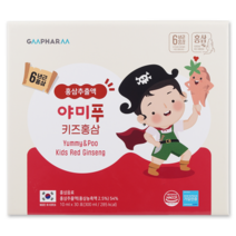 [지엠팜] 야미푸 키즈 홍삼, 1개, 30포
