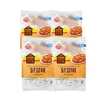 오뚜기 밀키트 닭갈비 간편식 가정대용식 520G HMR 캠핑음식, 4개